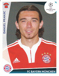 Danijel Pranjic Bayern Munchen samolepka UEFA Champions League 2009/10 #11